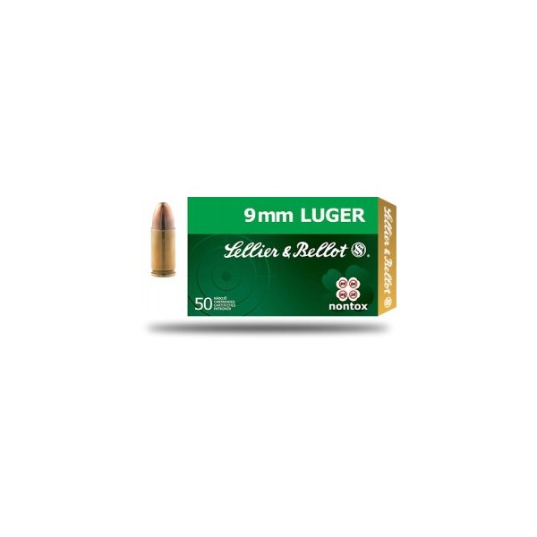 Střelivo 9 mm LUGER NONTOX / 9 mm PARA NONTOX / 9 × 19