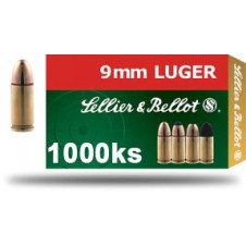 Střelivo 9 mm LUGER / 9 mm PARA / 9 × 19  karton 1000ks